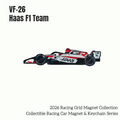 VF26 Hass Racing Car Magnet and Keychain
