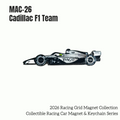 MAC-26 Cadilac Racing Car Magnet and Keychain