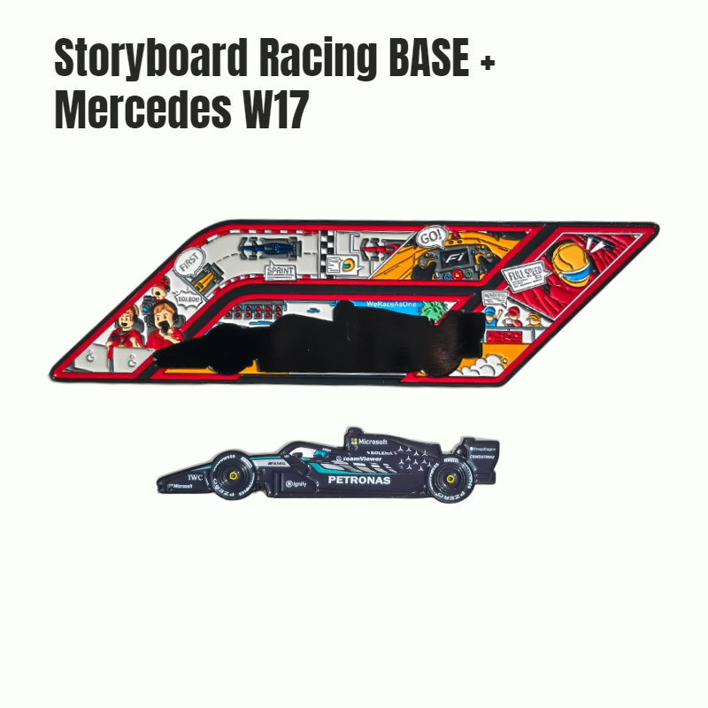 Formula One Racing Cars Collectible Magnet & Keychain
