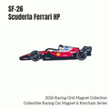SF26 Ferrari Racing Car Magnet and Keychain