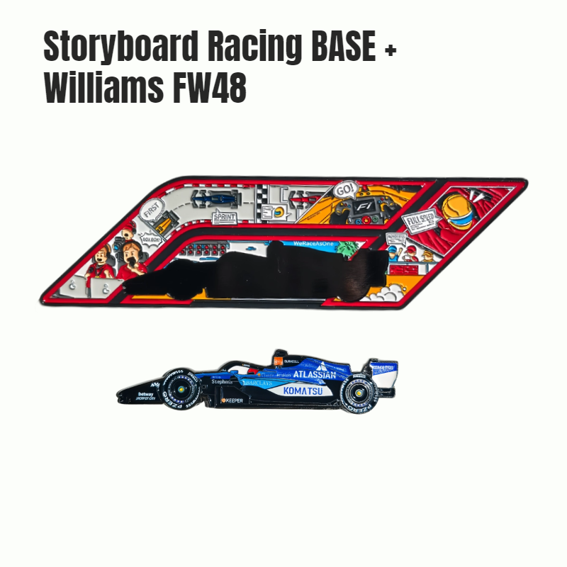 Formula One Racing Cars Collectible Magnet & Keychain
