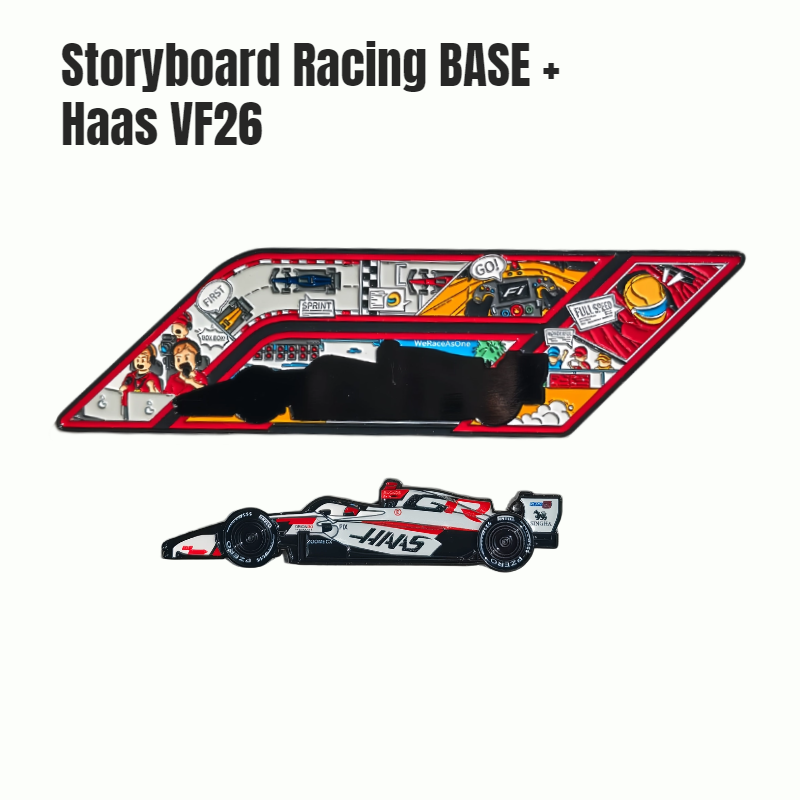 Formula One Racing Cars Collectible Magnet & Keychain