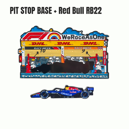 Formula One Pit Stop Diorama Magnets （matched with all cars)