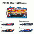 BUDDLE: PIT STOP Diorama BASE + 4 Cars
