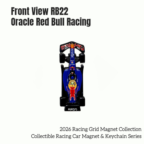 Formula One Racing Cars - Front View Magnet & Keychains